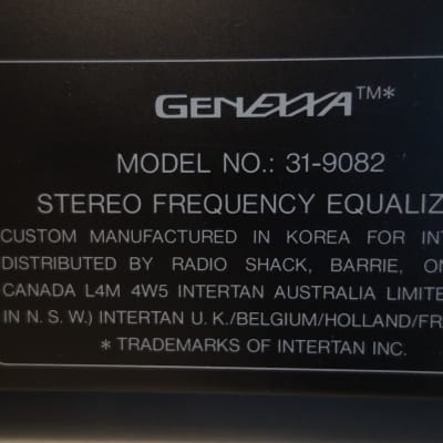 GenEXXA 10 Band Stereo Frequency Equalizer 31-9082 - spectrum analyzer + IMX Expander égaliseur image 21
