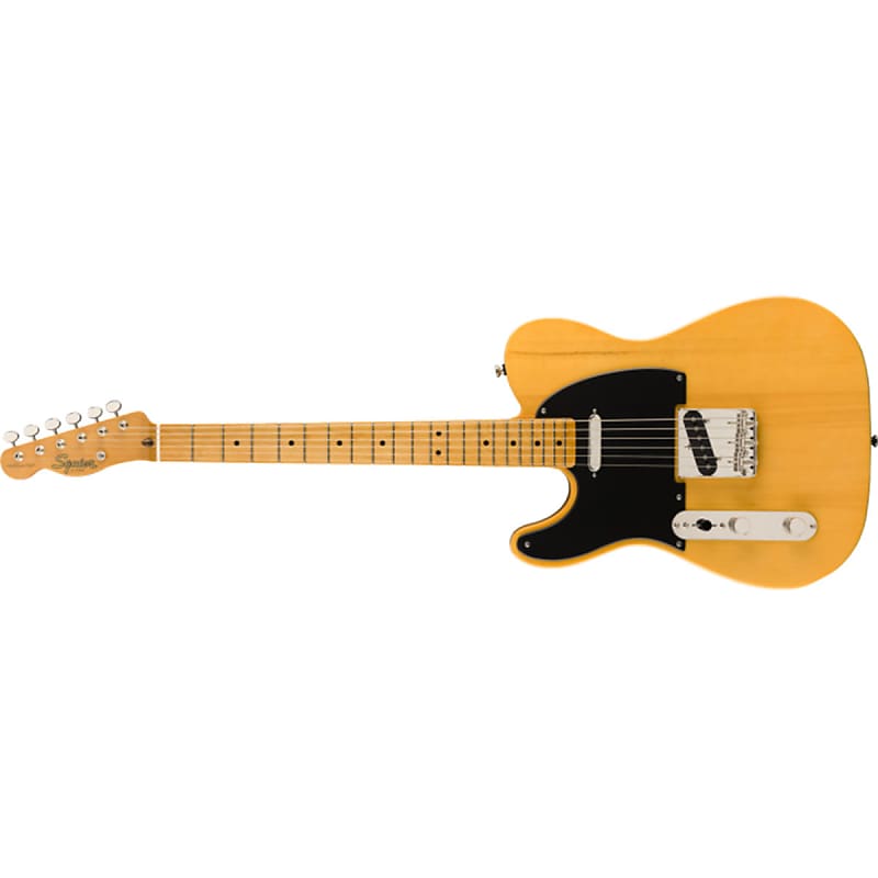 Fender Squier Classic Vibe 50s Telecaster Electric Guitar Left-Handed Butterscotch Blonde - 0374035550 image 1