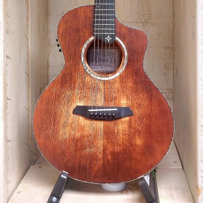 Applause AE-36 Vintage Acoustic Electric Guitar Green Burst c