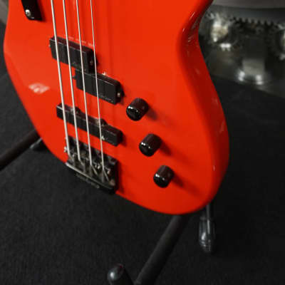 Charvel 2B Late 80s - Ferrari Red PJ Bass Guitar w/ Case image 8
