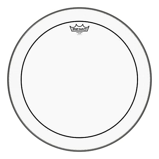 Remo Pinstripe Clear Drum Head 18in image 1