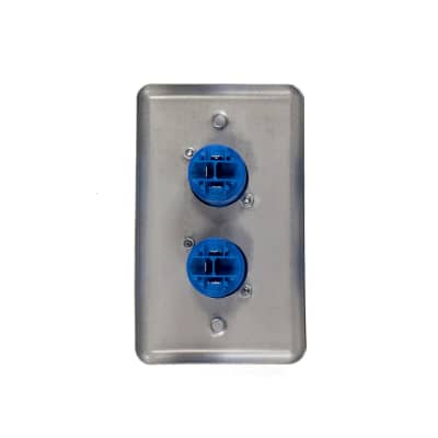 OSP D-2-2PCA Duplex Wall Plate w/ 2 Powercon A image 2
