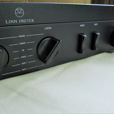 LINN Pretek hi-fi pre-amplifer 1990's black. Good working order