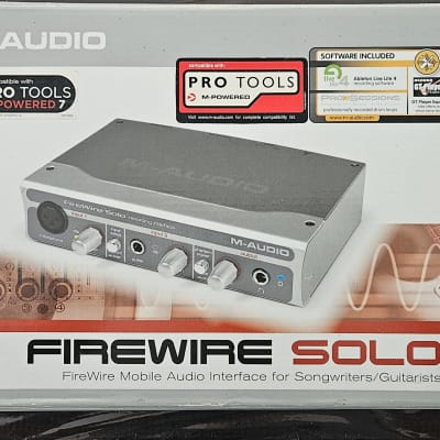 M-Audio Firewire Solo Carte Son - Externe, Firewire (IEEE 1394) interface,  24 bits, 96 kHz