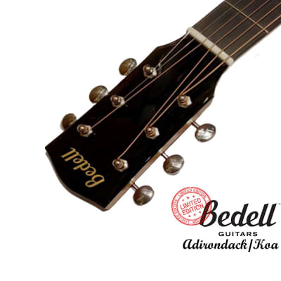 Bedell Limited Edition Adirondack Spruce Figured Koa Dreadnought Cutaway Handcraft guitar image 9
