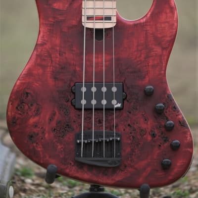 Mayones Jabba 4 EP Custom - MM - Antique Red Velvet RAW for sale