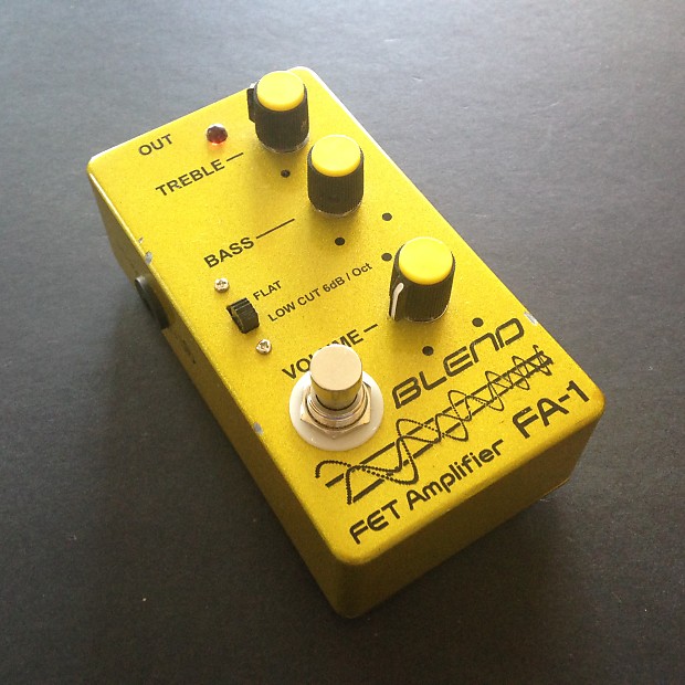 Blend Audio FA-1 FET Amplifier (Boss FA-1 Preamp Clone) (Candy Yellow  Sparkle) FREE SHIPPING
