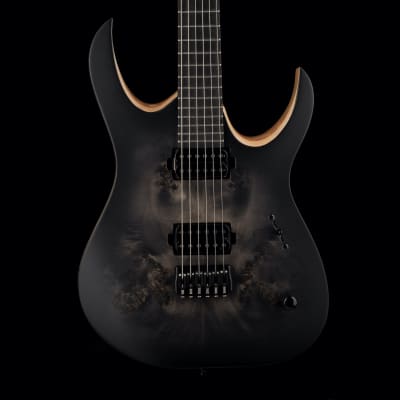 Mayones Duvell Elite 6 Trans Black Burst Electric Guitar With Hybrid Soft Case image 1