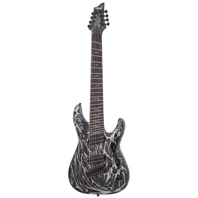 Schecter C-8 Multiscale 8-String Electric Guitar - Silver Mountain image 2