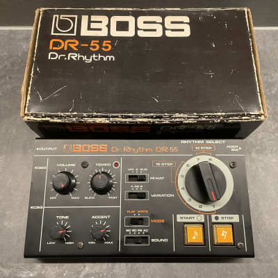 Boss DR-55 Dr. Rhythm 1980s - Black