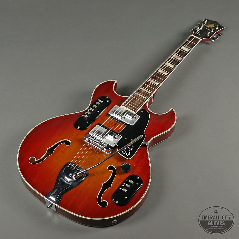 m*に様 Goya ゴヤ Rangemaster hollowホロウ ビザールギ エレキギター》Goya ゴヤ Rangemaster hollow 60's ホロウ