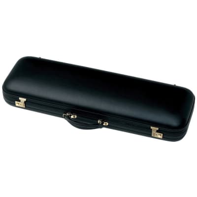 Gewa Jaeger Prestige Leather 4 4 Violin Case - Black Calf 