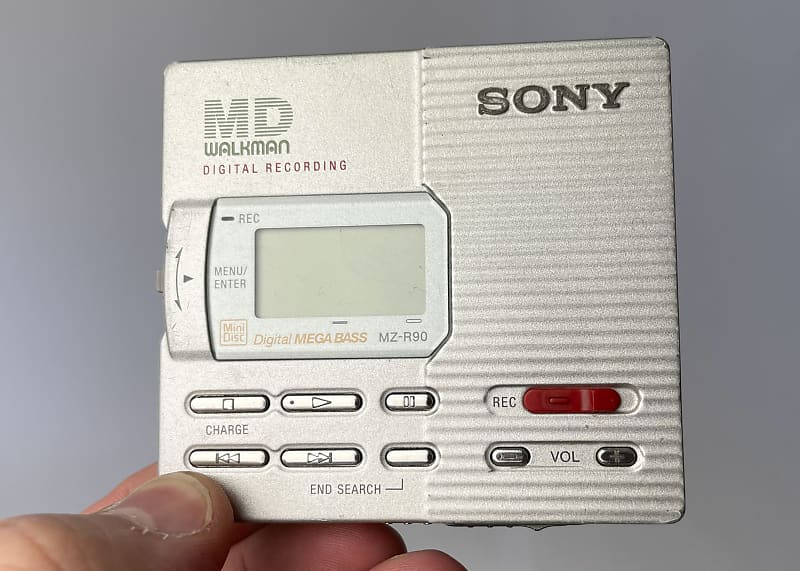 Sony Portable Minidisc Player MZR90 With Original Box Reverb UK