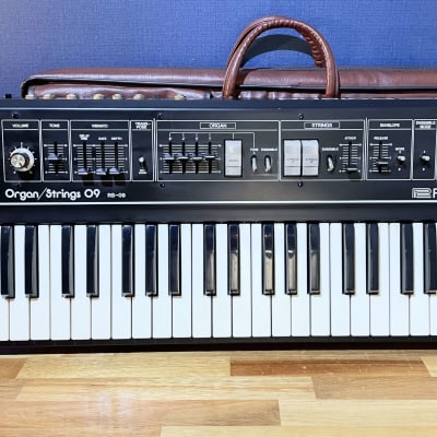 Roland RS-09 44-Key Organ / String Synthesizer - Black w/ Original Bag