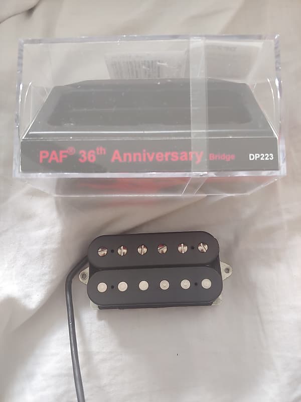 DiMarzio DP223 Dp223FBK F Spaced PAF 36th Anniversary Bridge | Reverb