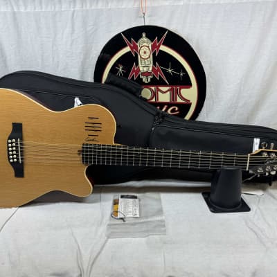 Used Godin A12 SG Solid Cedar Cutaway 12 String A E w bag Reverb