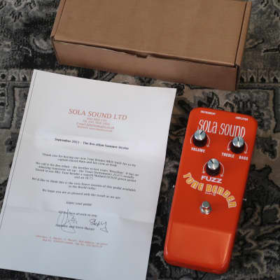 Sola Sound MKIV Tone Bender Fuzz Bro-zilian by D*A*M Red image 1