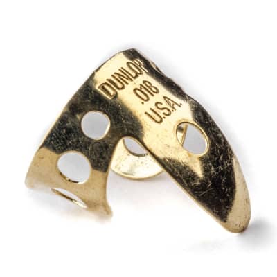Dunlop 37R.018 Brass Fingerpicks -- Pack of 20 image 2
