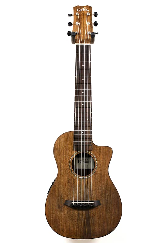 Cordoba Mini O-CE Ovangkol Nylon Travel Guitar w/ Electronics Natural