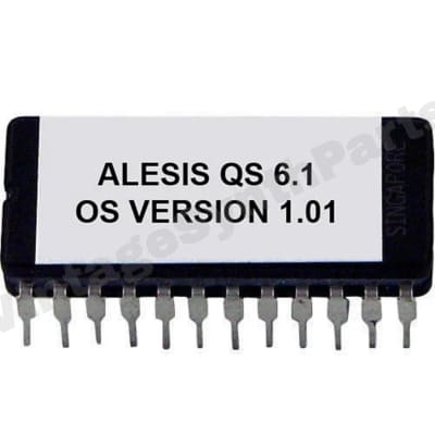 Alesis QS6.1 - Version 1.01 OS update ROM firmware upgrade EPROM Rom chip