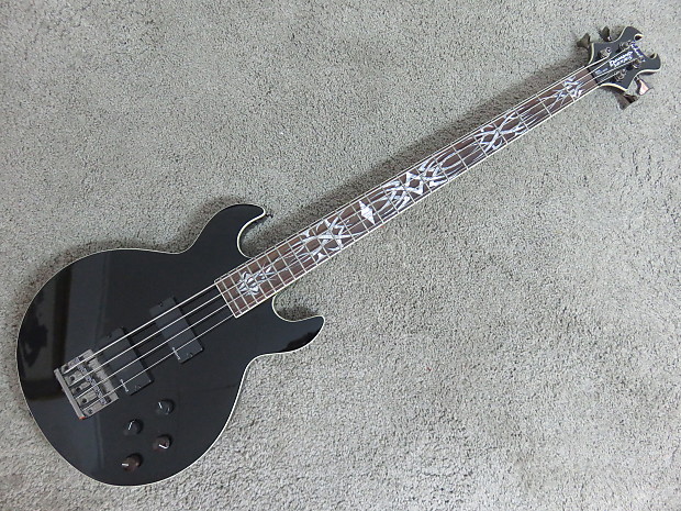 Schecter Diamond Series Devil Tribal Bass Black With