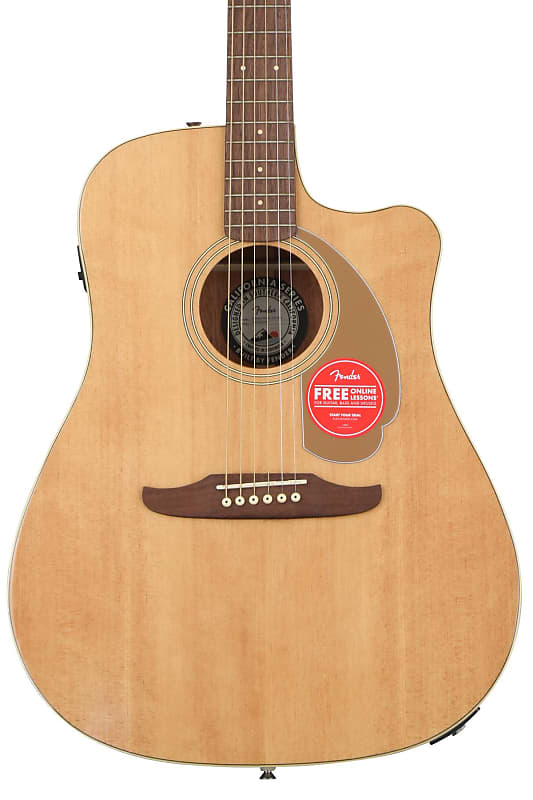 Fender Redondo Player Acoustic-Electric Guitar - Natural image 1