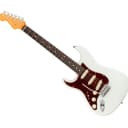 Used Fender American Ultra Stratocaster LH - Arctic Pearl w/ Rosewood FB