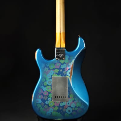 Fender Custom Shop Limited Edition El Diablo Strat Relic - Aged Blue Flower image 4