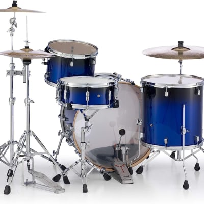 Pearl Decade Maple DMP943XP/C 3-piece Shell Pack - Gloss Kobalt Fade Lacquer image 5