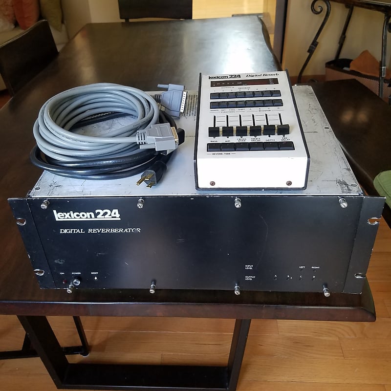 Lexicon 224 Digital Reverb W/224R Remote 1978 The One! Just | Reverb