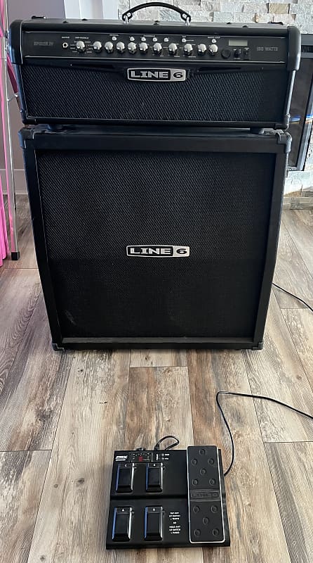 Line 6 Spider IV - 150-Watt 4x12 Guitar Half Stack | Reverb