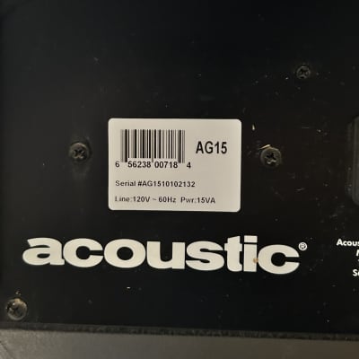 Acoustic AG15 Acoustic Guitar Wedge Amp image 7