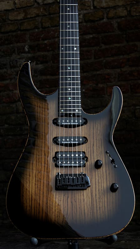 ESP USA M III 2 GT Zebrawood See Thru Black Reverb Canada