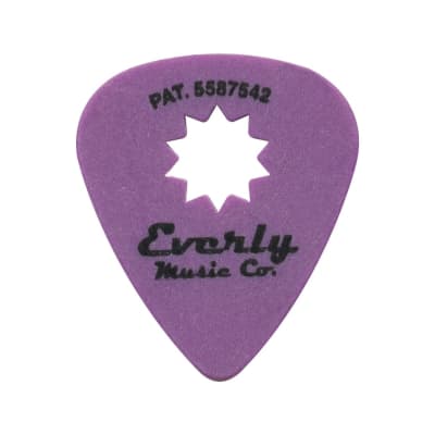 Everly Star Grip Guitar Pick Dozen Purple 1.14 mm for sale