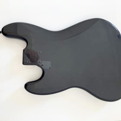 Squier Jazz Bass body 2021 - Charcoal Frost Metallic image 2
