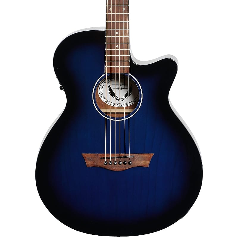 Blue dean outlet acoustic guitar