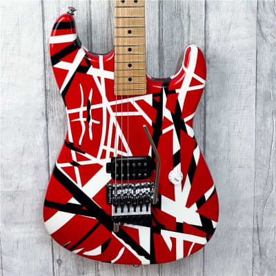 Charvel USA Art Series EVH Red/White Striped Ltd Edition, Second-Hand for sale