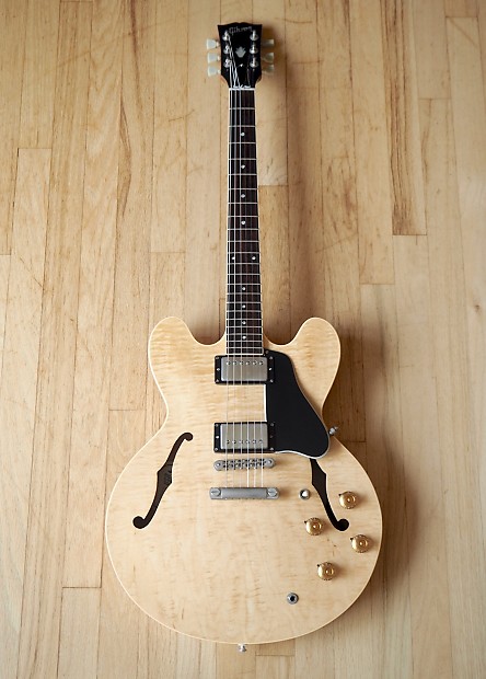 1987 Gibson ES-335 Dot Reissue Electric Guitar Natural Tim