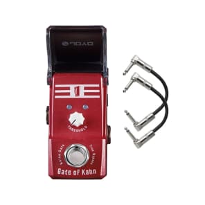 Joyo JF-324 Gate of Kahn (Noise Gate) Ironman Mini Guitar Effects Pedal with Patch Cables image 2