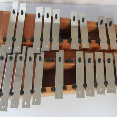 New Era Glockenspiel 1970s - Handmade, professional quality, wooden framed Glock with beaters image 1