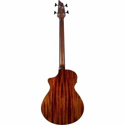 Breedlove ECO Discovery S Concert Edgeburst Bass CE - Sitka Spruce / African Mahogany image 3