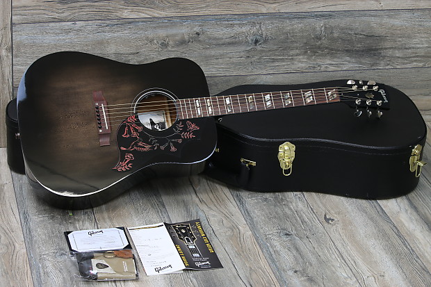 Gibson Custom Shop Eric Church Hummingbird Dark 2016 Translucent Ebony Burst