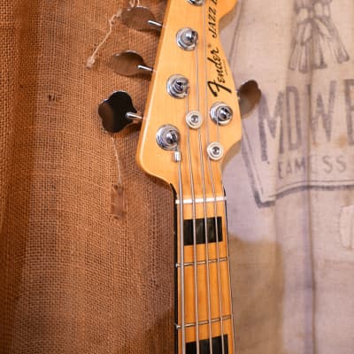 Fender American Elite Jazz Bass V 2015 Natural 5 String image 3