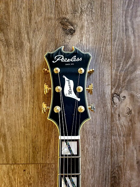 Peerless Monarch 17 Inch Natural Archtop Hollowbody Jazz