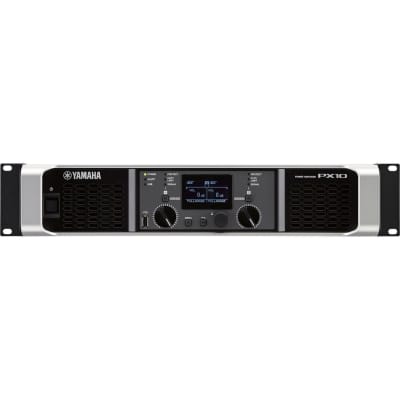 Yamaha PX10 1200W 2-channel Power Amplifier - Black/Silver image 1