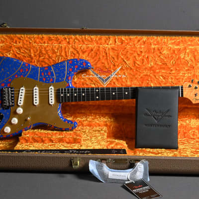 Fender Custom Shop Stratocaster "Blue with Red & Gold" Thorn / Gallenberger Project 2022 image 2