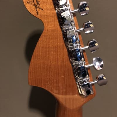 Fender Offset Stratocaster 2018 Gold/Black Sparkle Masterbuilder Apprentice Carlos Lopez image 7