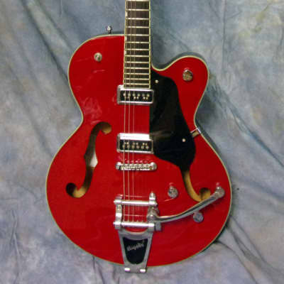 Gretsch G5129 Electromatic Hollow Body 2004 Electric Guitar Firebird Red image 8