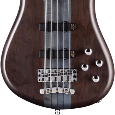Warwick Pro Series 5 Streamer Stage I Electric Bass Guitar - Nirvana Black image 1