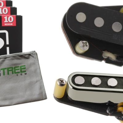 TV Jones Starwood Telecaster Guitar Pickup Set w/ 3 Packs of Strings and  Cloth | Reverb